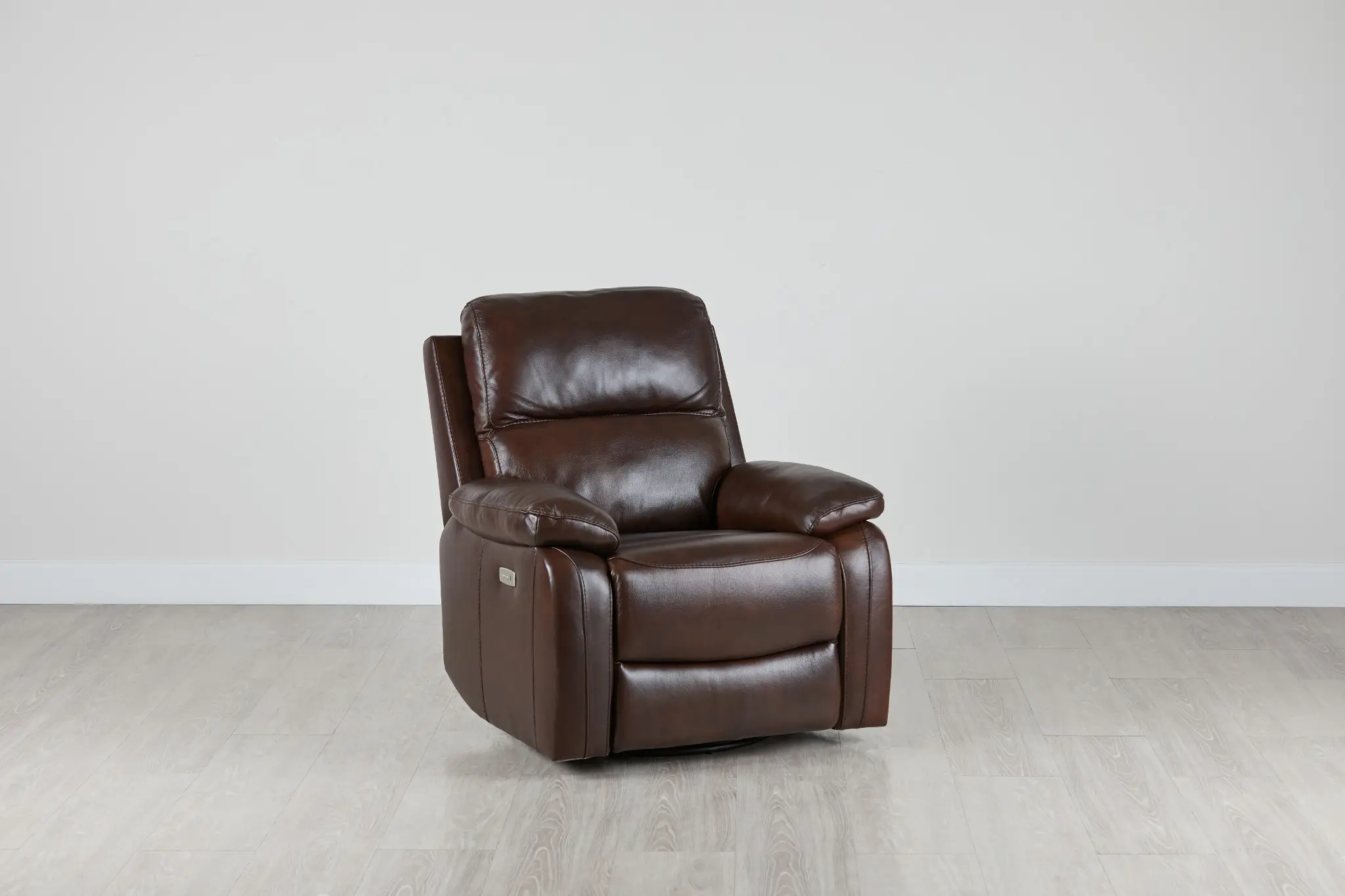 Mason Brown Leather Power Swivel Glider Recliner Mason Brown Leather Power Swivel Glider Recliner