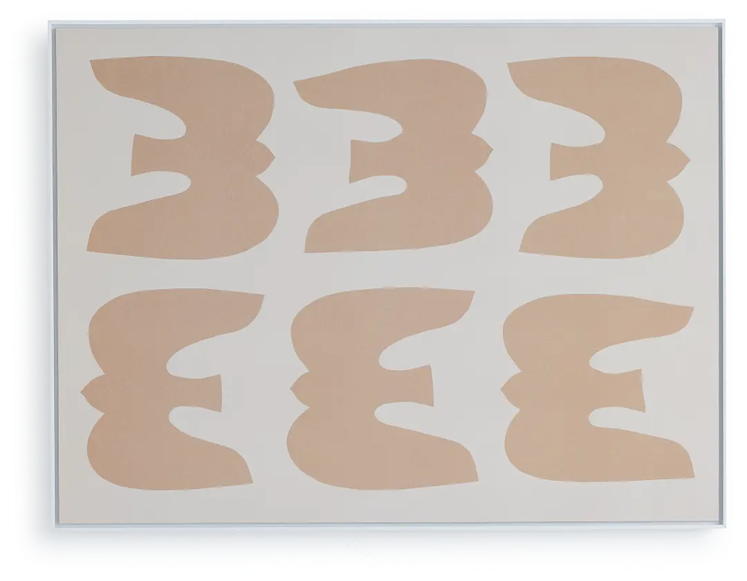 Niko Beige Framed Wall Art Niko Beige Framed Wall Art