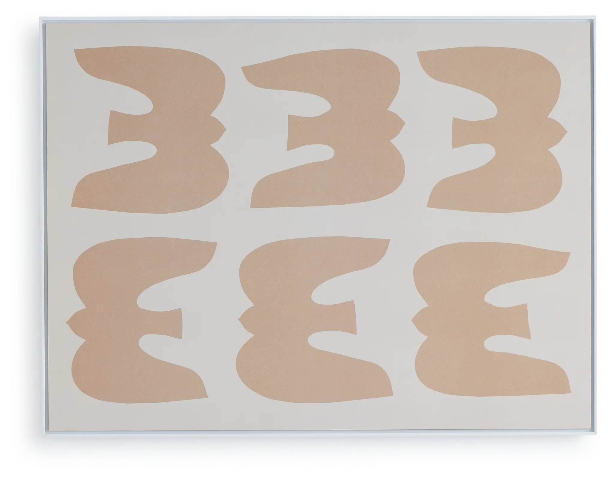 Niko Beige Framed Wall Art Niko Beige Framed Wall Art