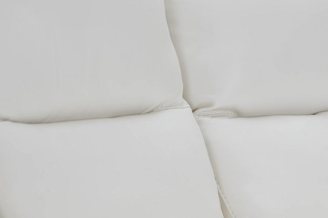 Porto White Lthr/vinyl Power Reclining Sofa