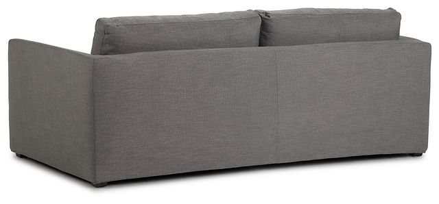 Willow 89" Gray Fabric Sofa