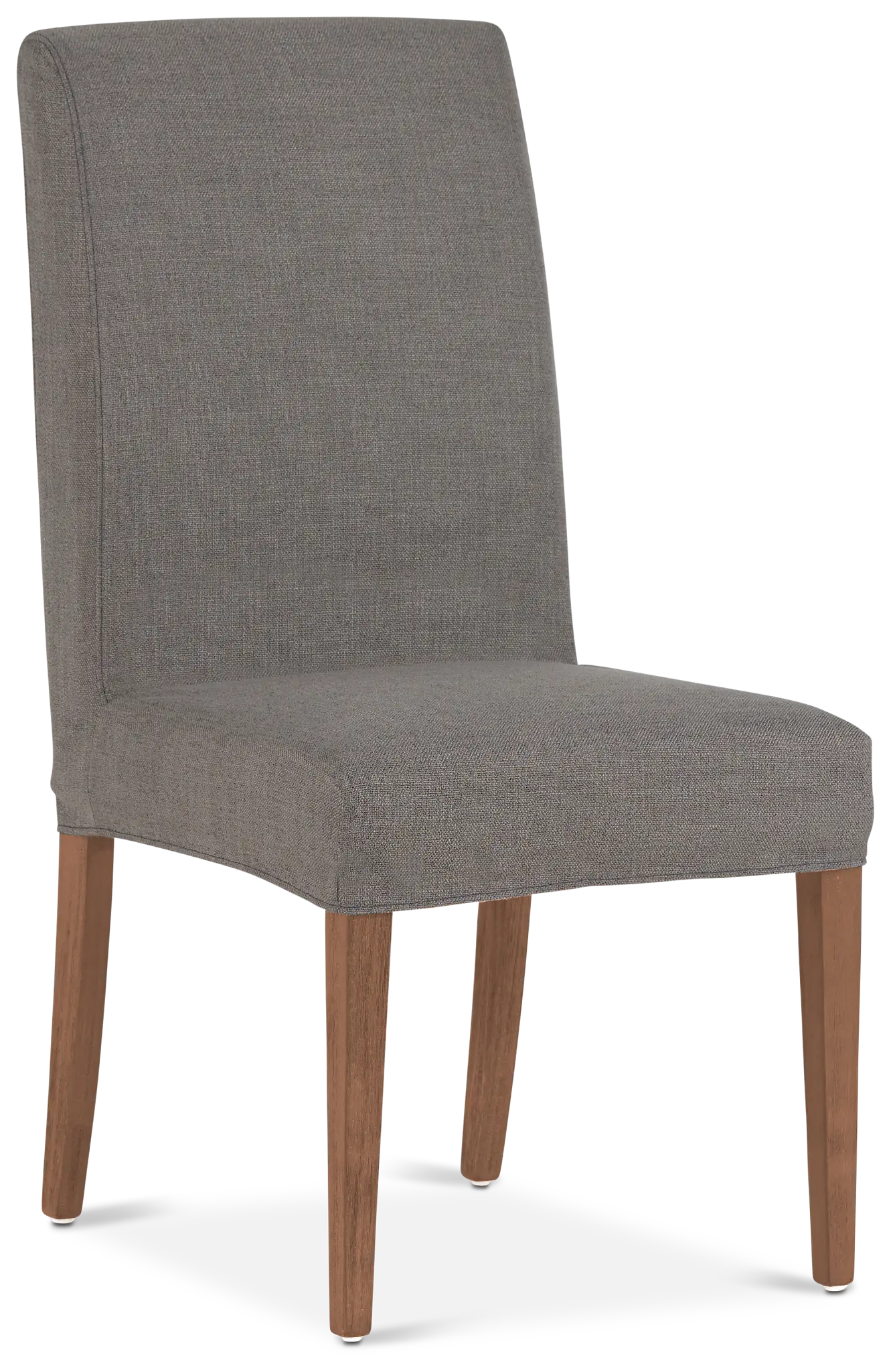 Harbor Dark Gray Short Slipcover Chair With Light Tone Leg Harbor Dark Gray Short Slipcover Chair With Light Tone Leg