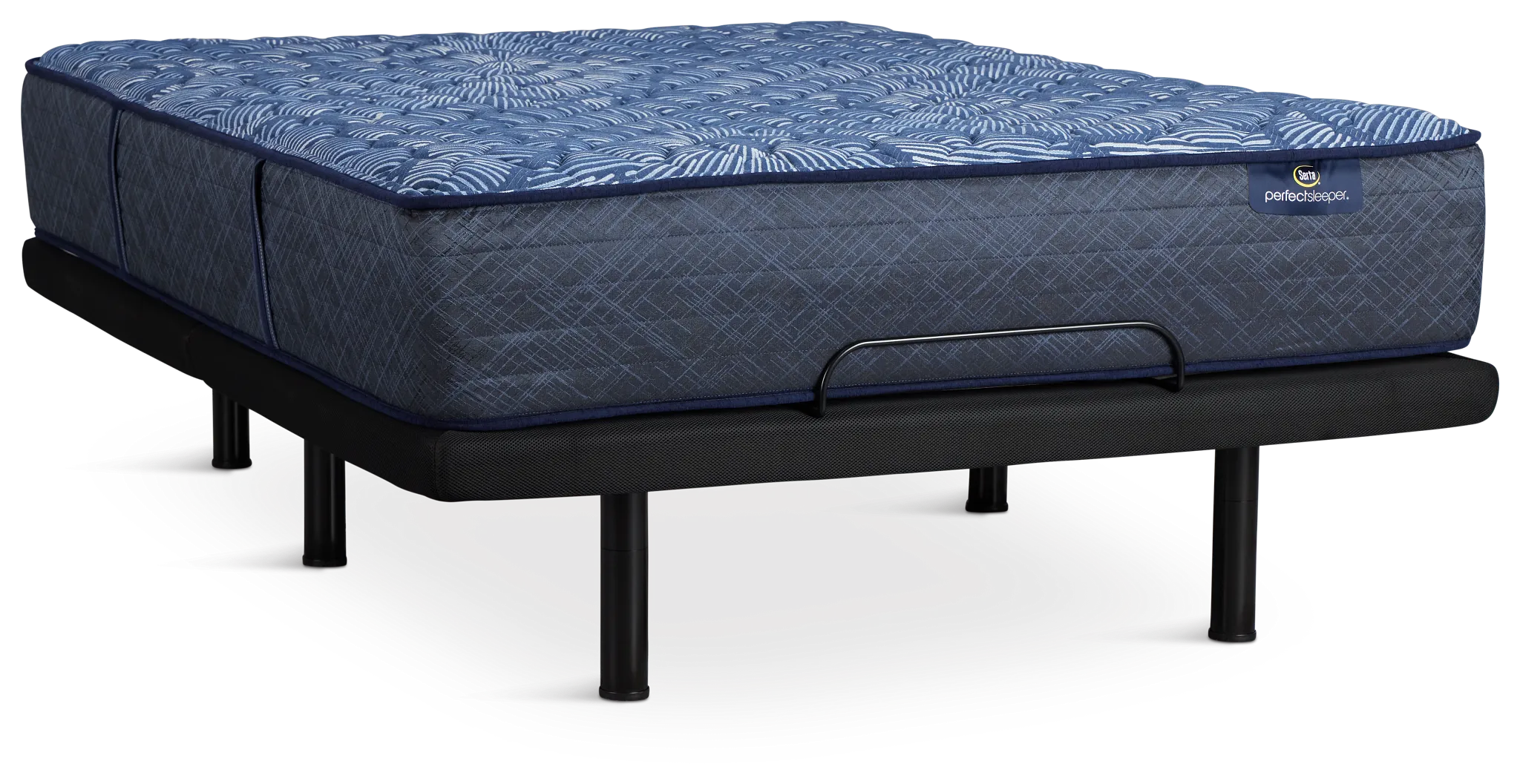 Serta Perfect Sleeper Cobalt Calm Extra Firm Plus Adjustable Mattress Set