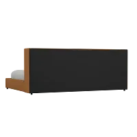 Captiva Elite Light Brown 48" Upholstered Shelter Bed