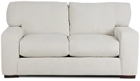 Veronica White Down Loveseat