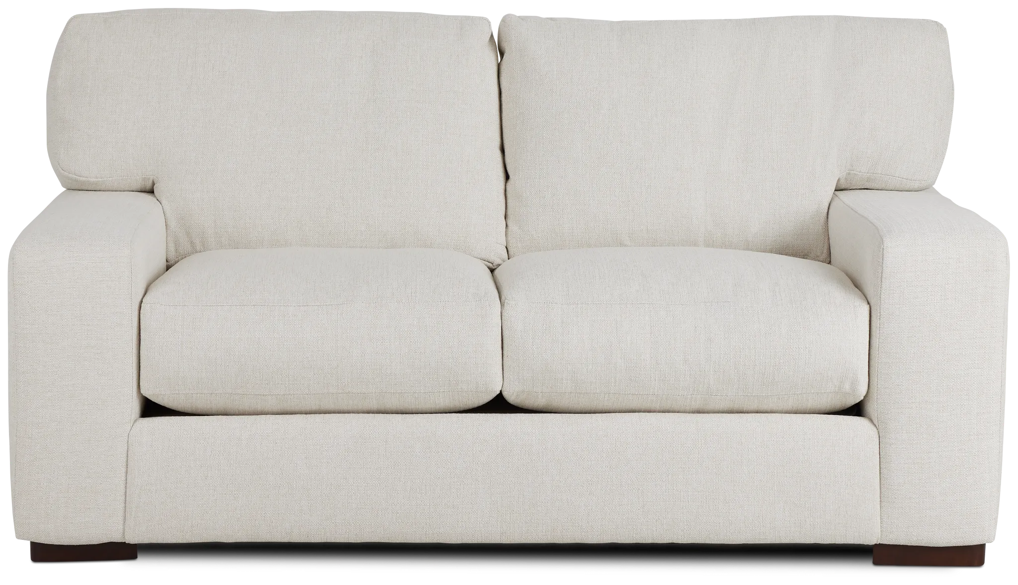 Veronica White Down Loveseat