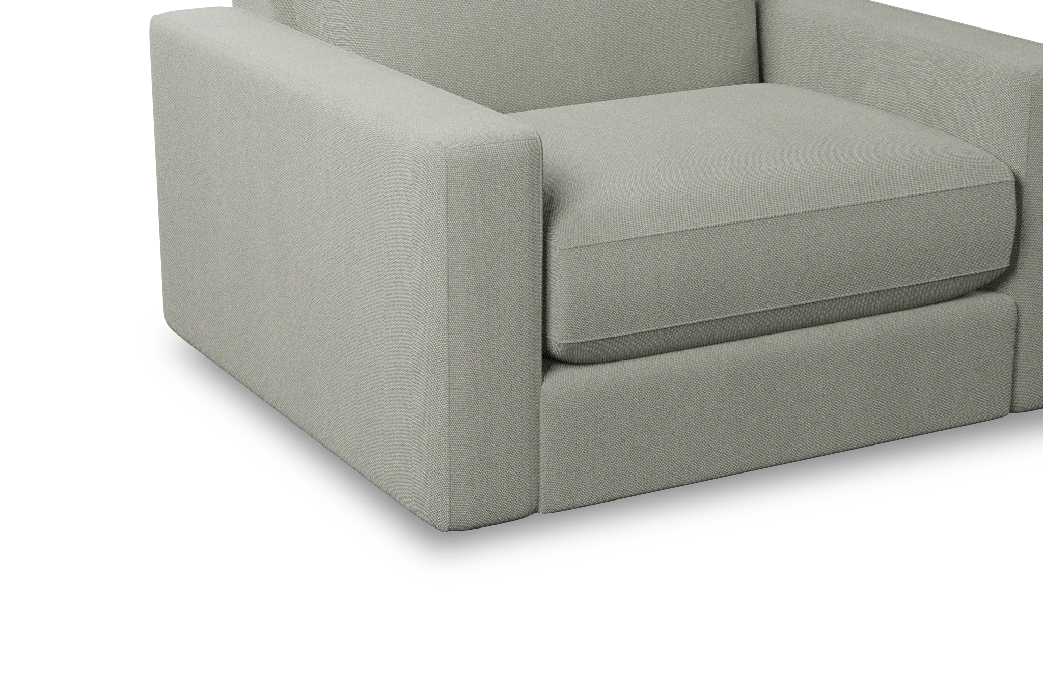 Edgewater Delray Pewter Swivel Chair