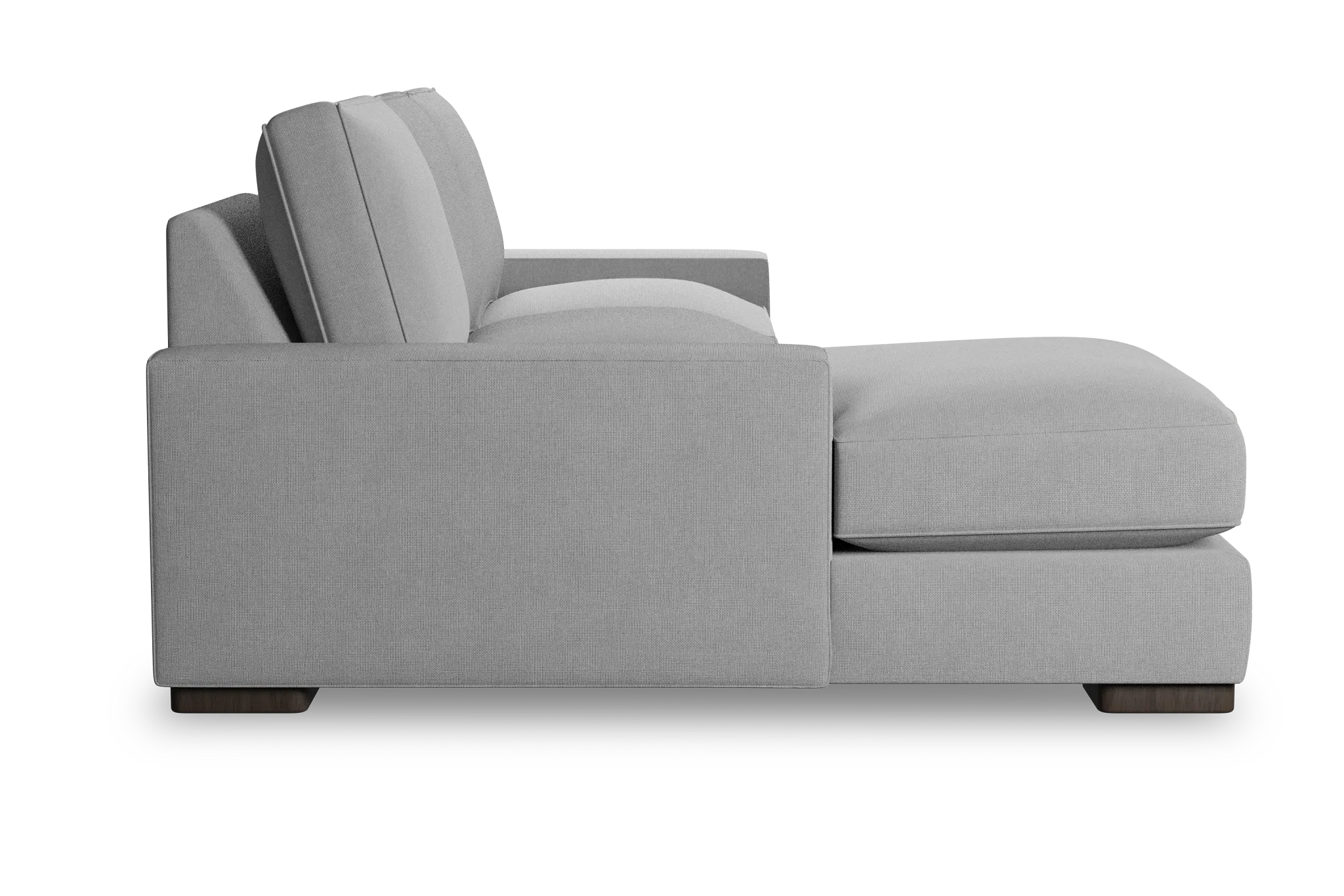 Edgewater Suave Gray Left Chaise Sectional