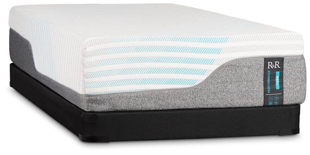 Rest & Renew Performance Firm Low-profile Mattress Set