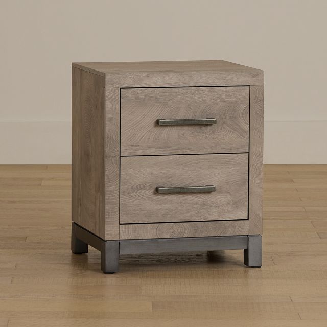 Evanston Gray Nightstand