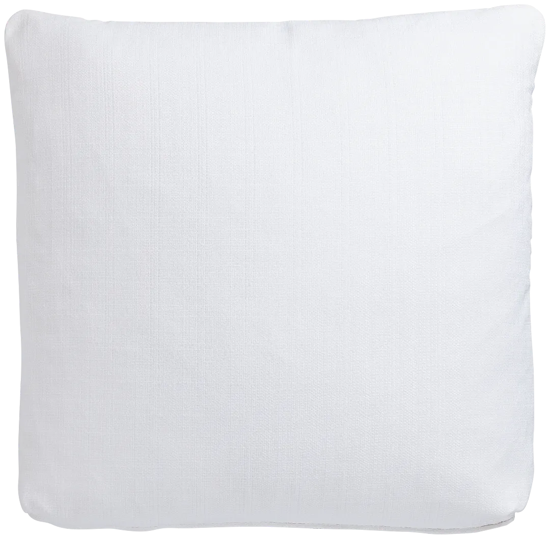 Zeke White 24" Accent Pillow
