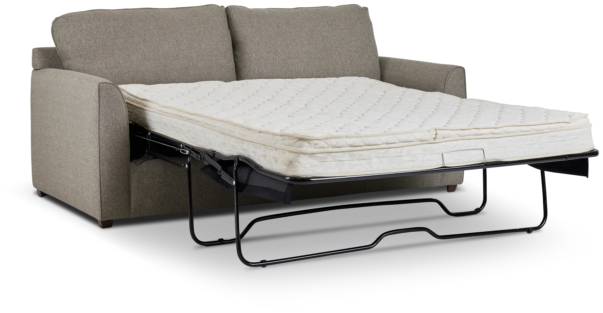 Asheville Brown Fabric Innerspring Sleeper