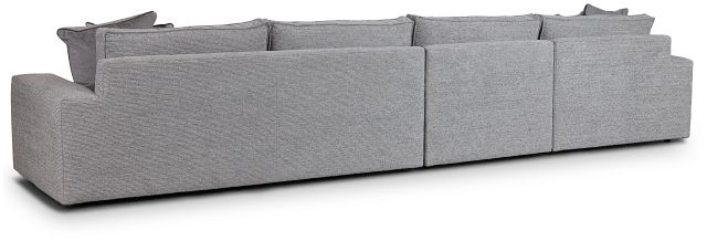 Nest Gray Fabric Small Left Chaise Sectional