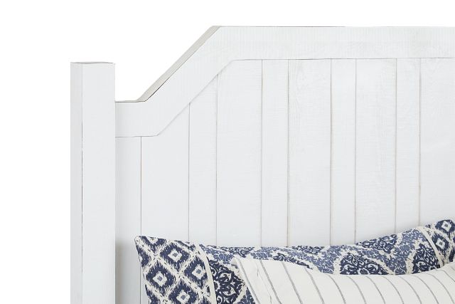 Elmhurst White Panel Bed