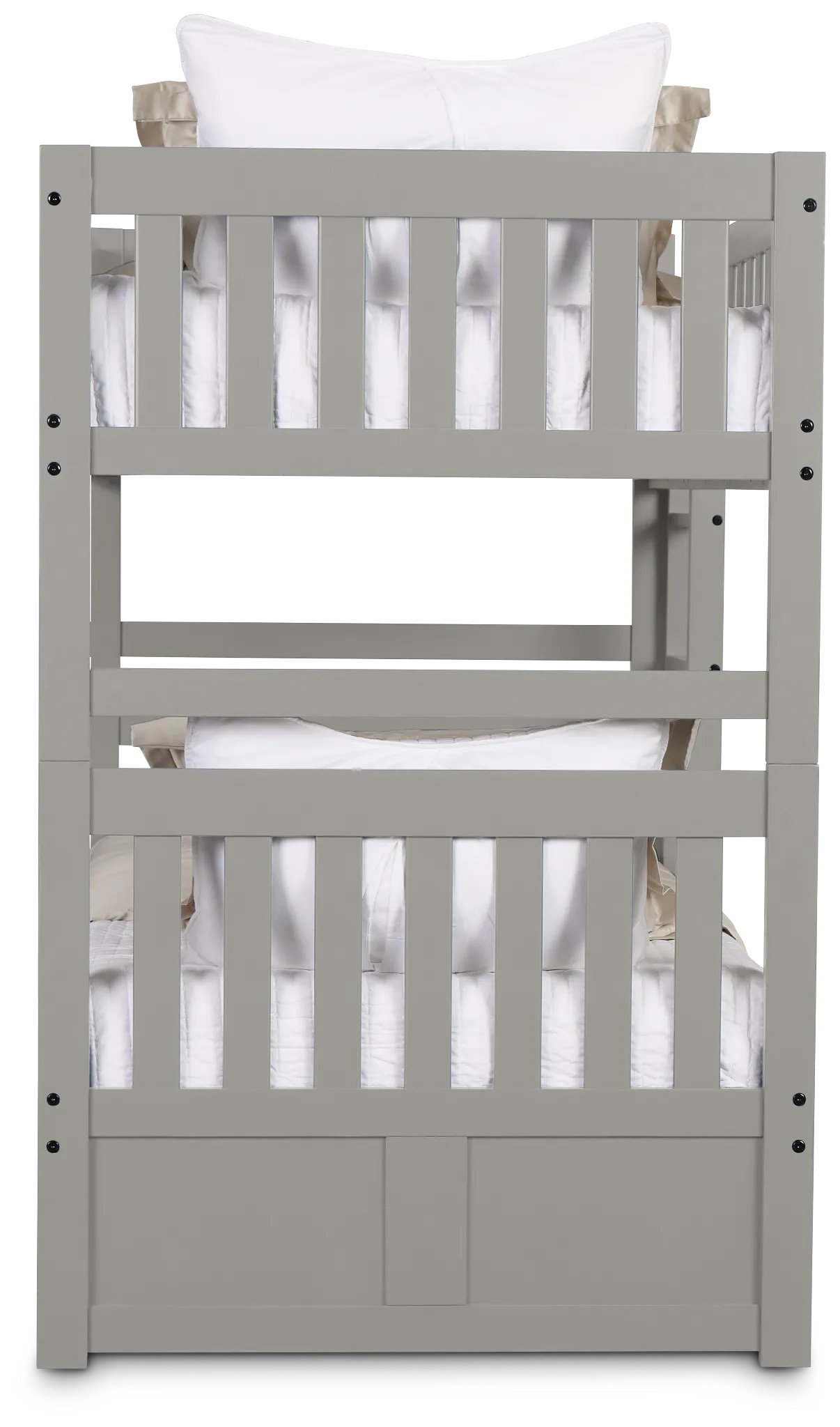Charleston Gray Trundle Bunk Bed