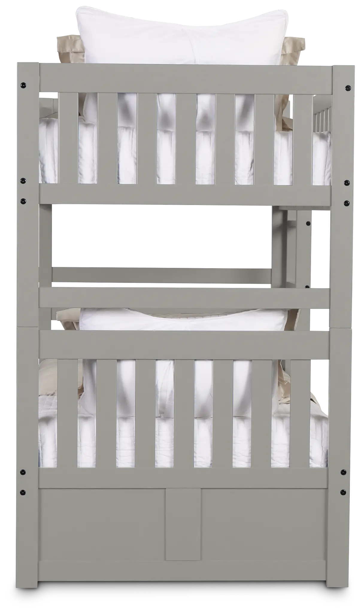 Charleston Gray Trundle Bunk Bed Charleston Gray Trundle Bunk Bed