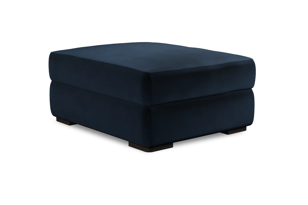 Edgewater Joya Dark Blue Ottoman