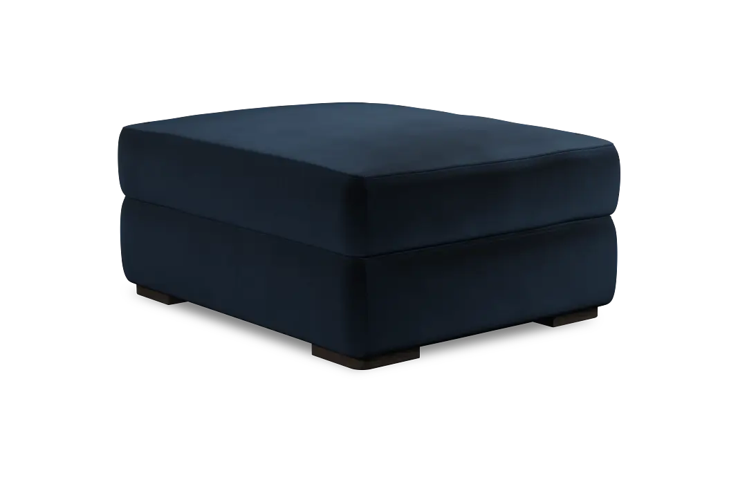 Edgewater Joya Dark Blue Ottoman Edgewater Joya Dark Blue Ottoman