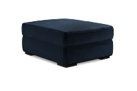 Edgewater Joya Dark Blue Ottoman