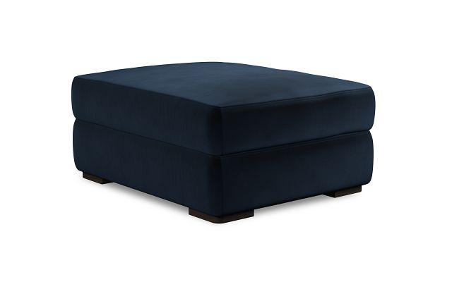 Edgewater Joya Dark Blue Ottoman