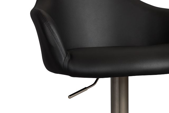 Hyde Black Uph Adjustable Stool