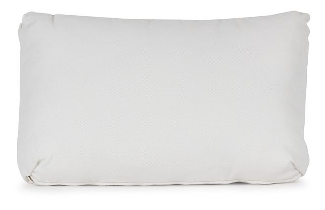 Turner White Lumbar Accent Pillow
