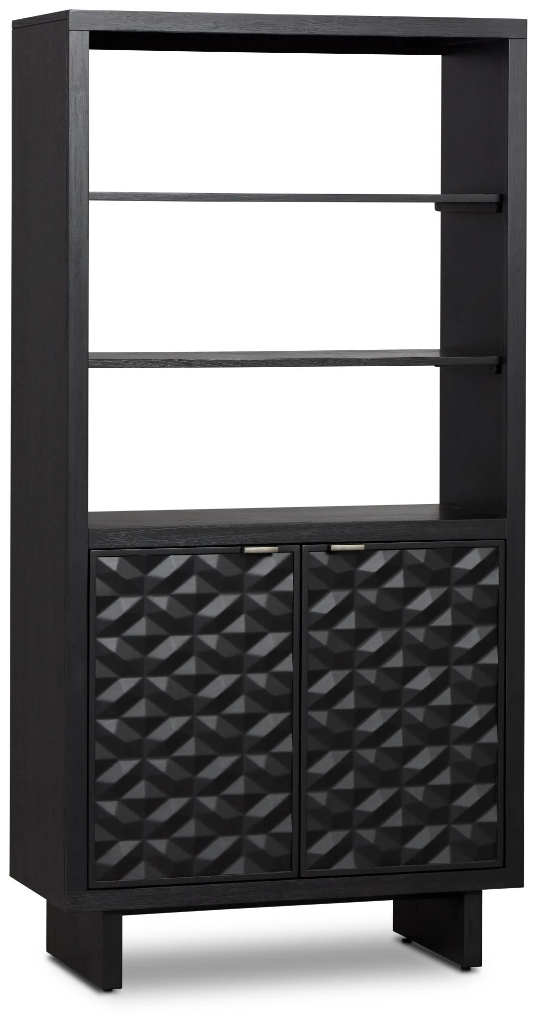 Palonna Black Bookcase