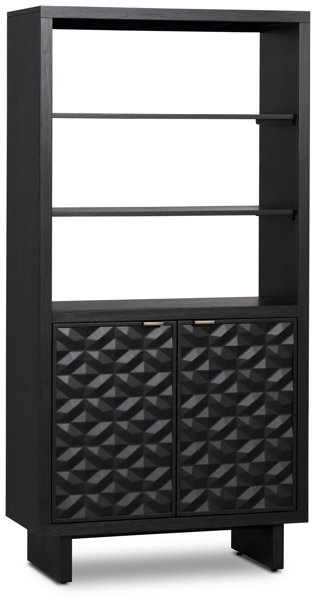 Palonna Black Bookcase