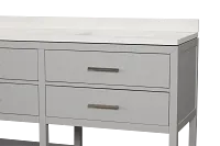 Alden Gray 60" Double Bathroom Vanity