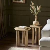 Four Hands Caler Mid Tone Nesting End Table