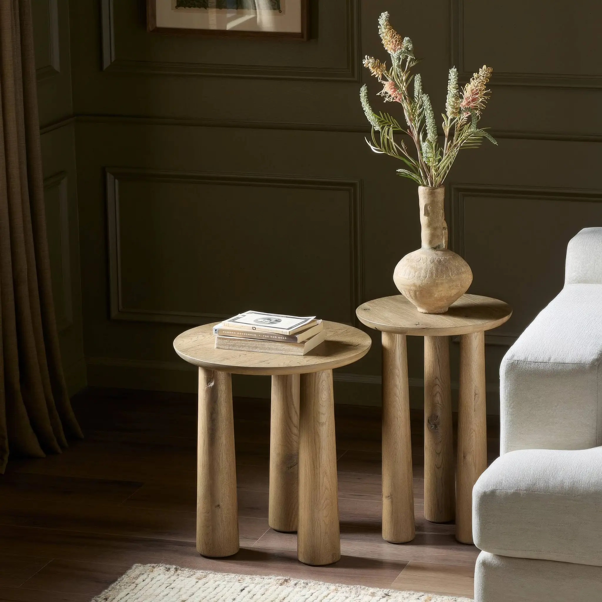 Four Hands Caler Mid Tone Nesting End Table Four Hands Caler Mid Tone Nesting End Table