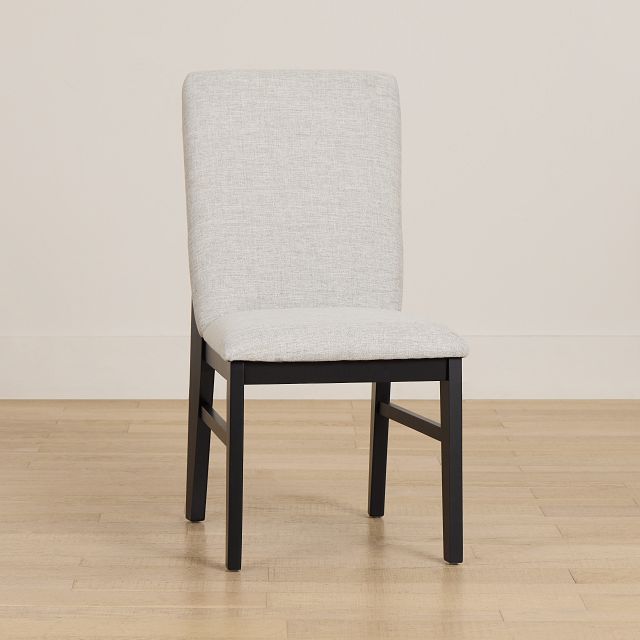 Riverdale Black Upholstered Side Chair