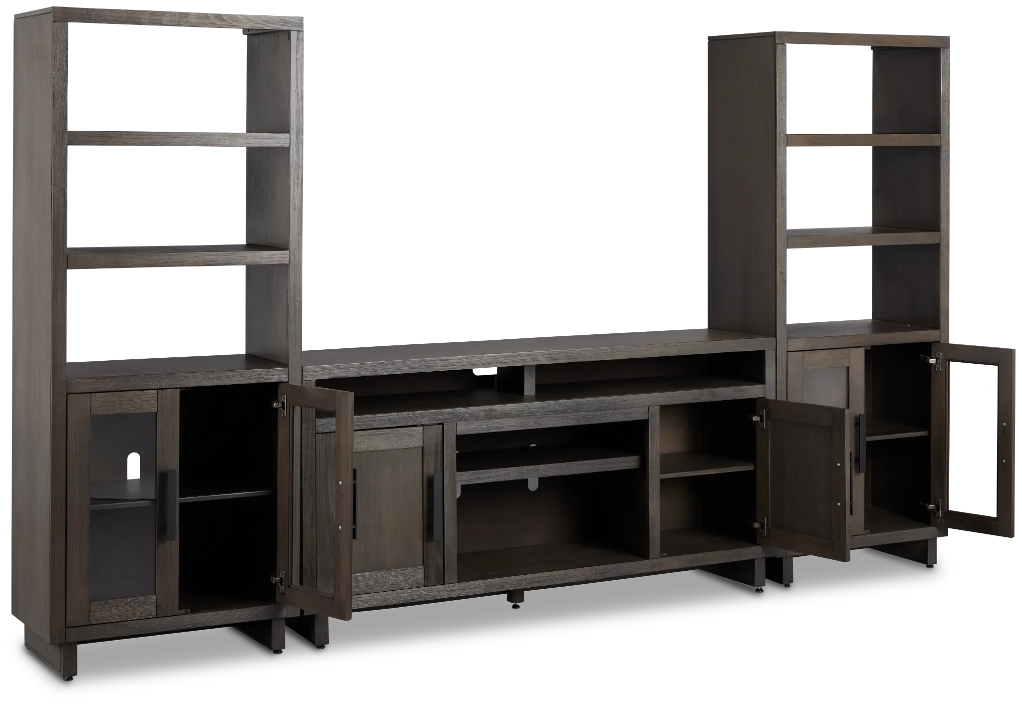 Richmond Gray 64" Door Entertainment Wall