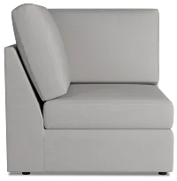 Citymod Light Gray Fabric Wedge