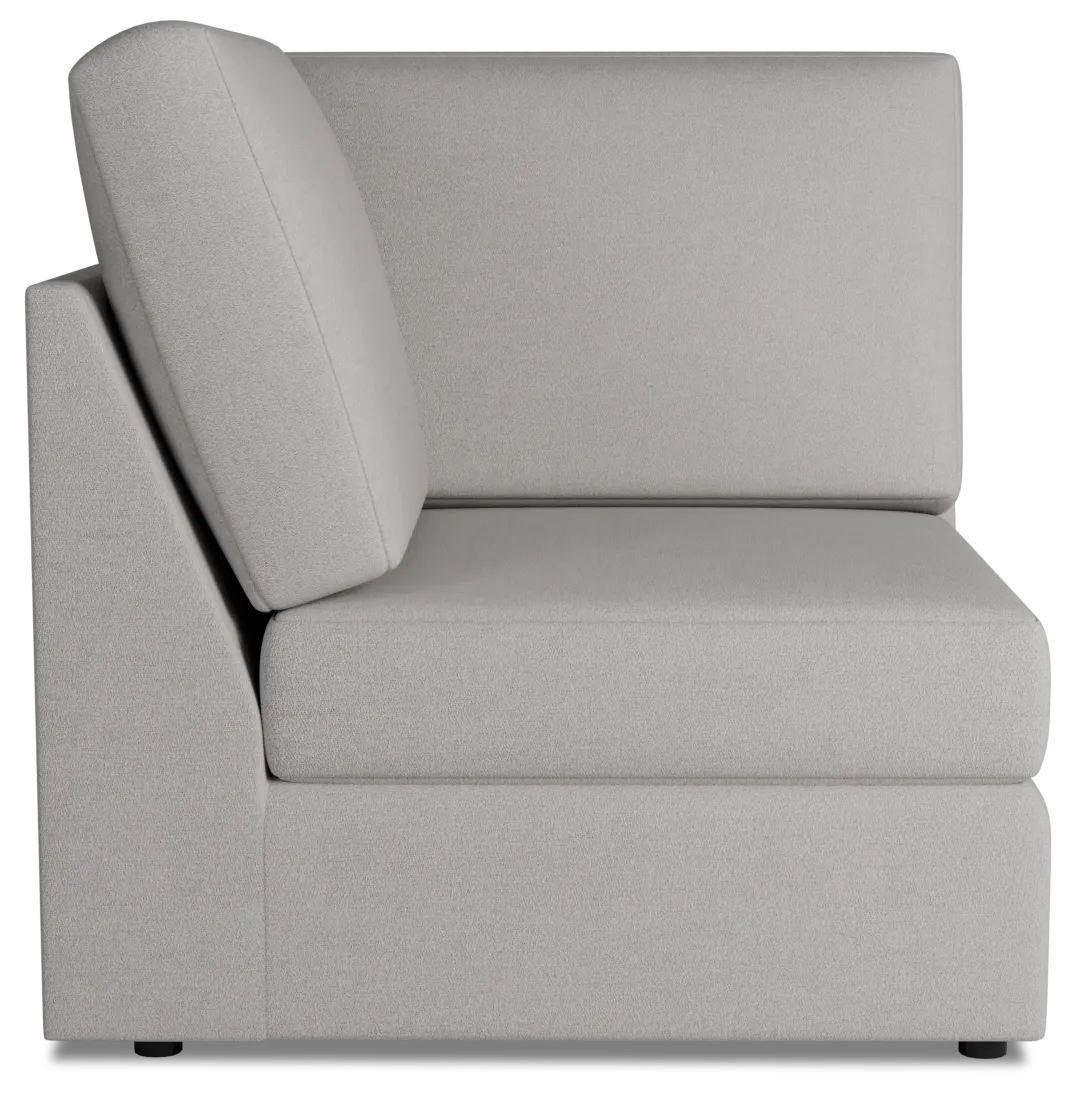 Citymod Light Gray Fabric Wedge