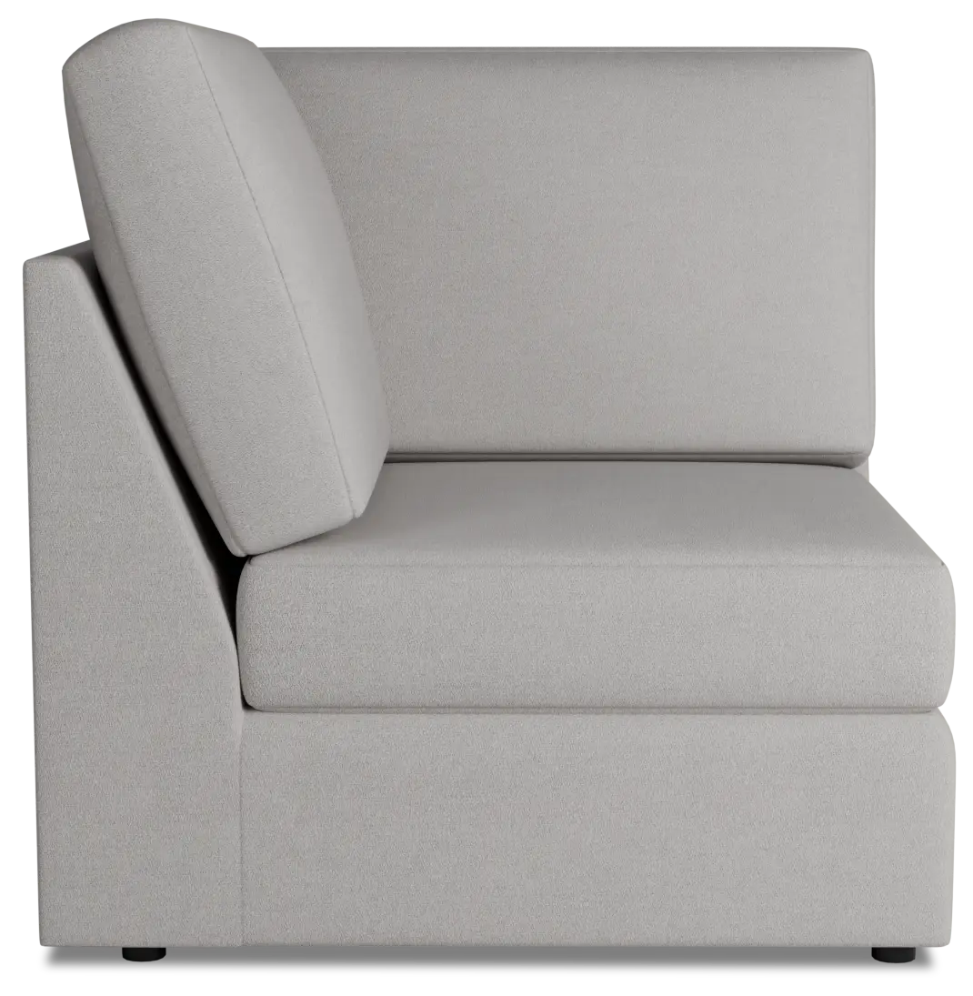 Citymod Light Gray Fabric Wedge Citymod Light Gray Fabric Wedge