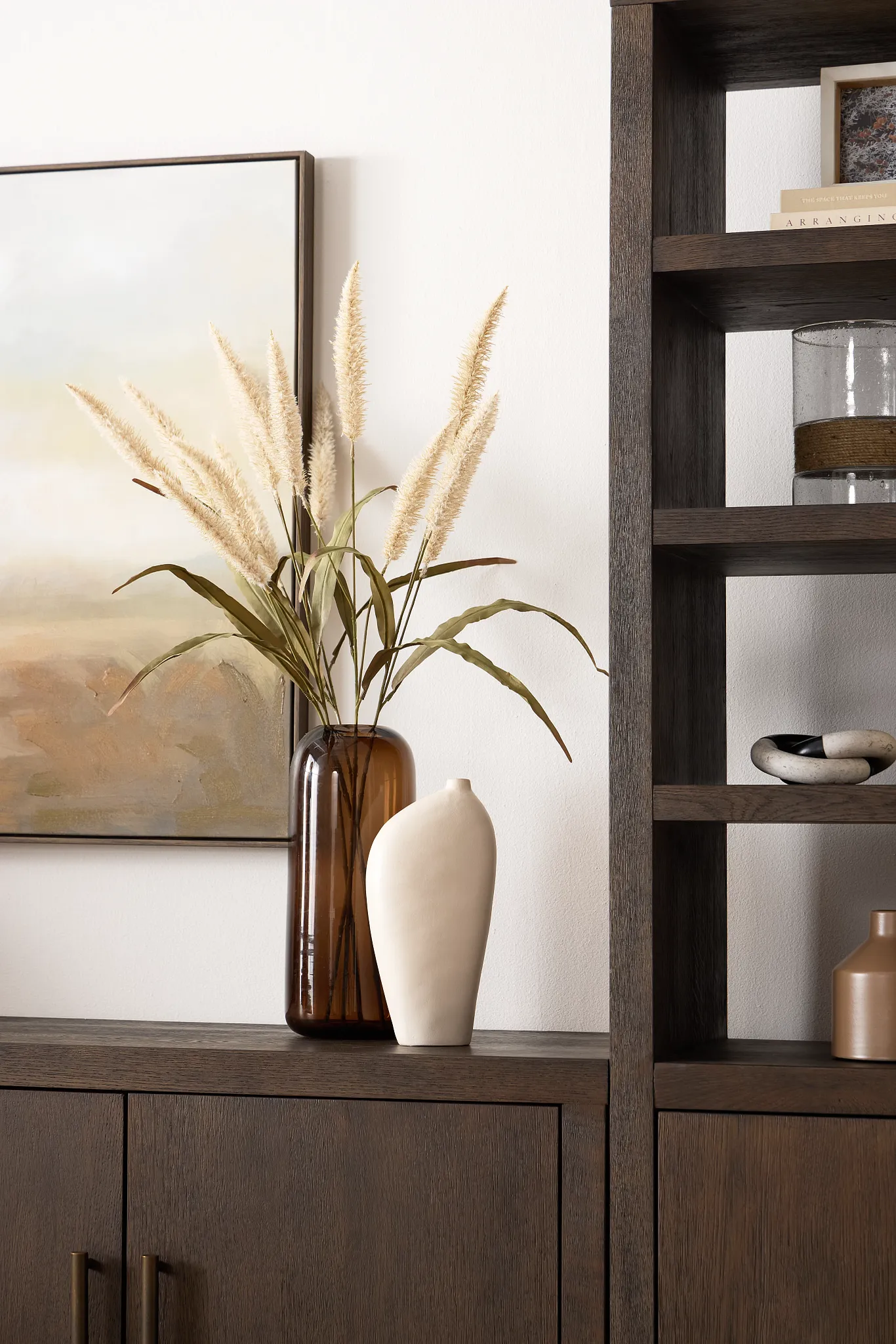 Murph Tall Brown Vase