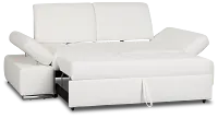 Eden White Micro Popup Sofa Sleeper