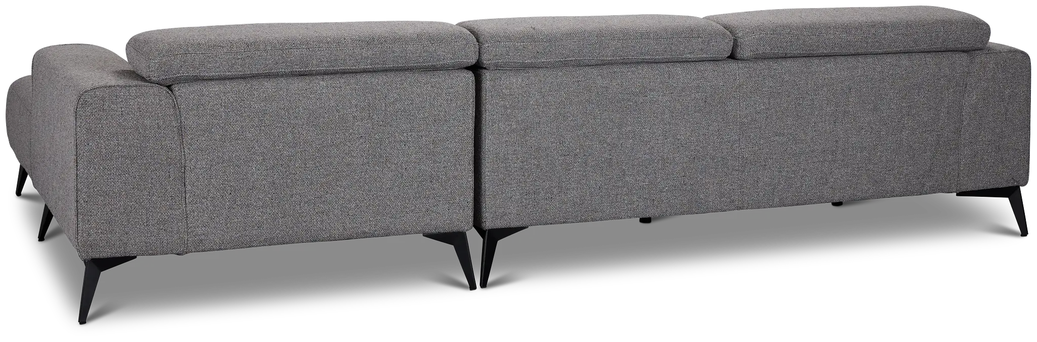 Alina Dark Gray Fabric Right Chaise Sectional Alina Dark Gray Fabric Right Chaise Sectional
