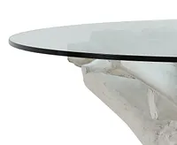 Ocean Drive Glass 60" Round Table