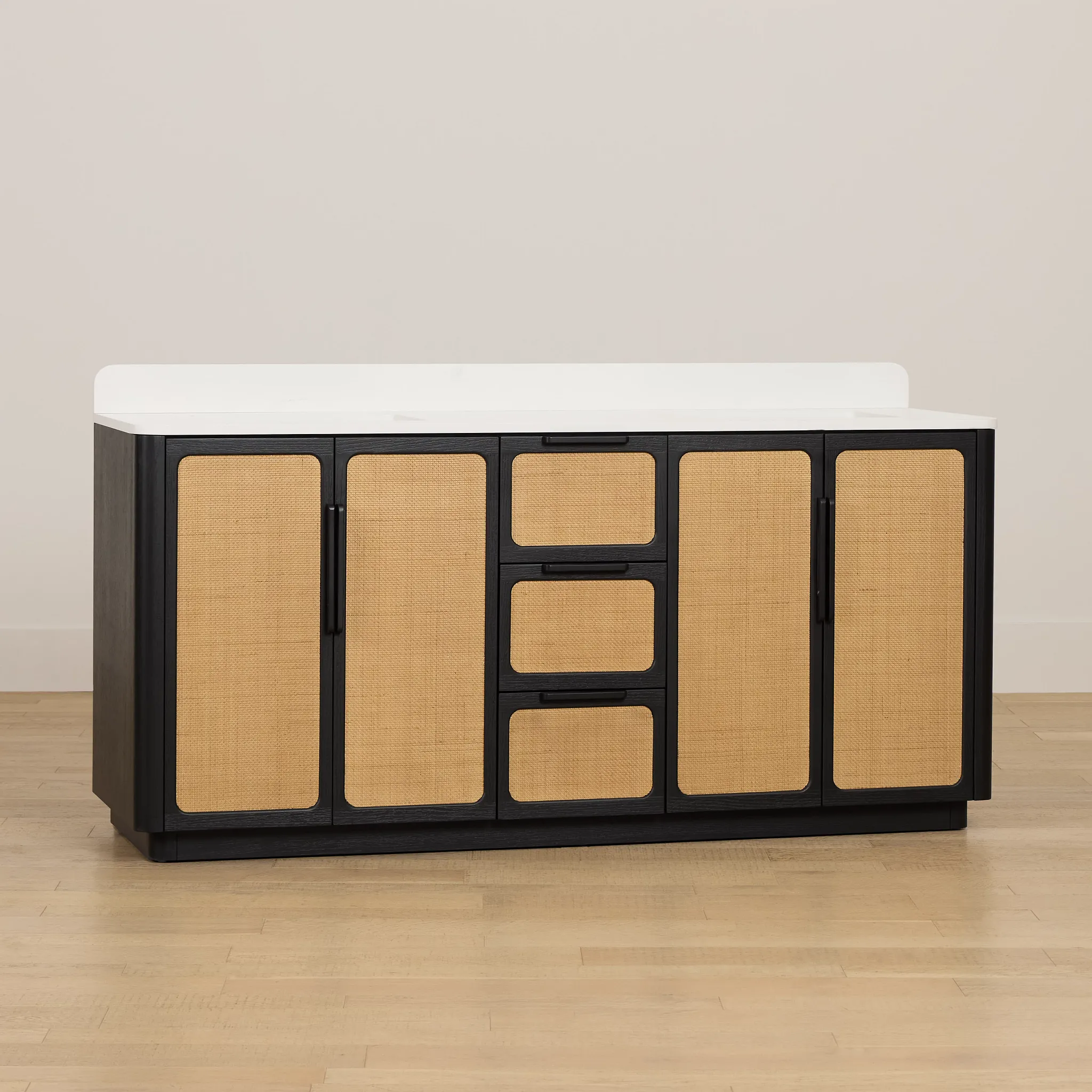 Pacific Two-tone 72" Double Bathroom Vanity