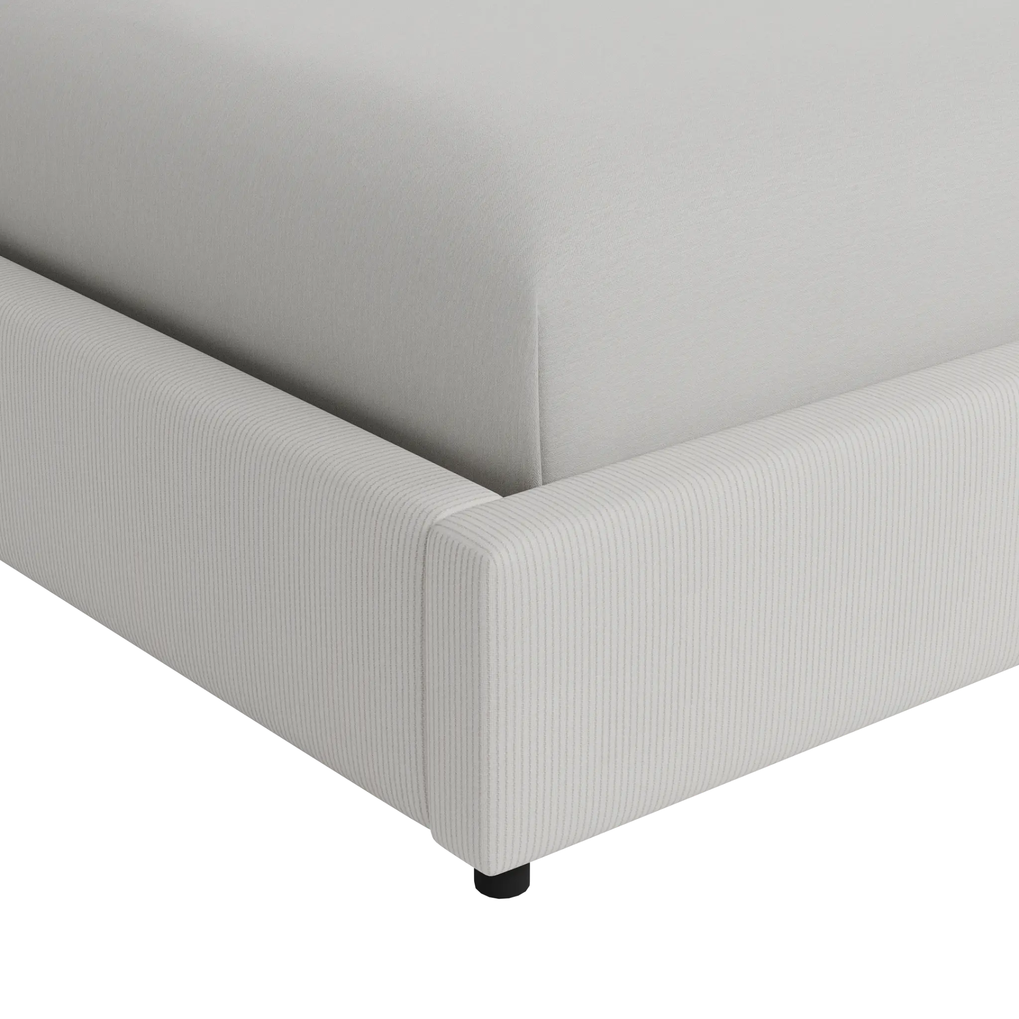 Grayton Lucy Light Beige 54" Upholstered Platform Bed Grayton Lucy Light Beige 54" Upholstered Platform Bed