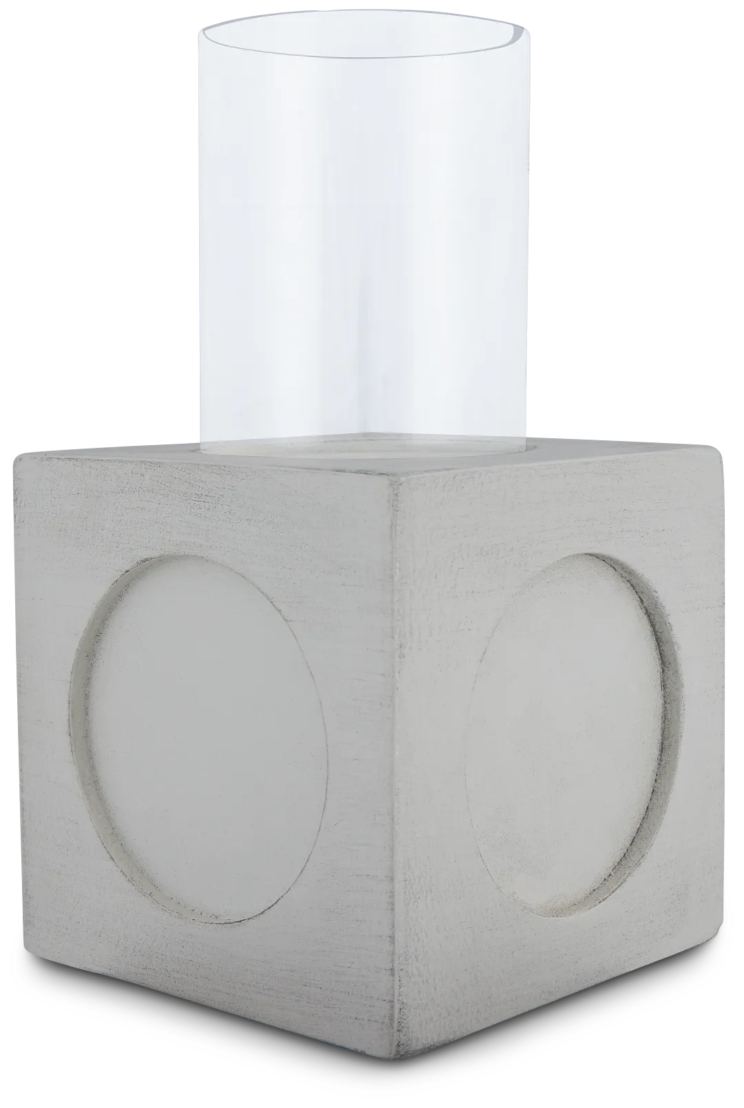 Bedford White Large Candle Holder