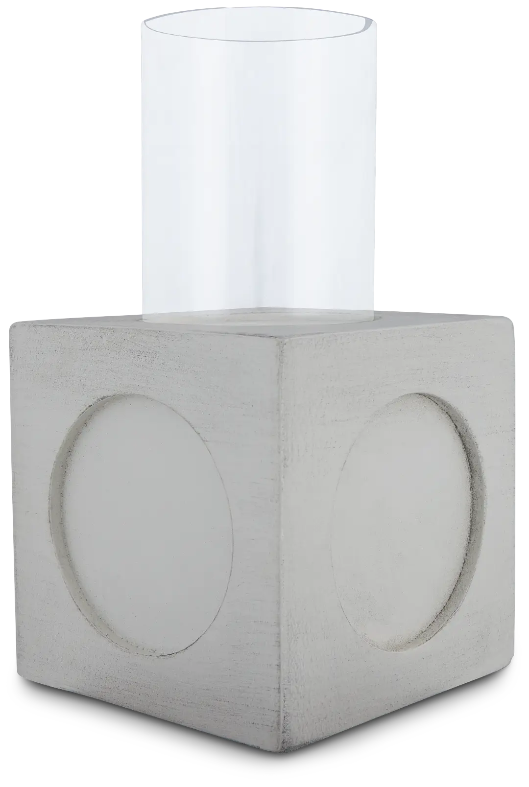 Bedford White Large Candle Holder Bedford White Large Candle Holder