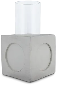 Bedford White Large Candle Holder