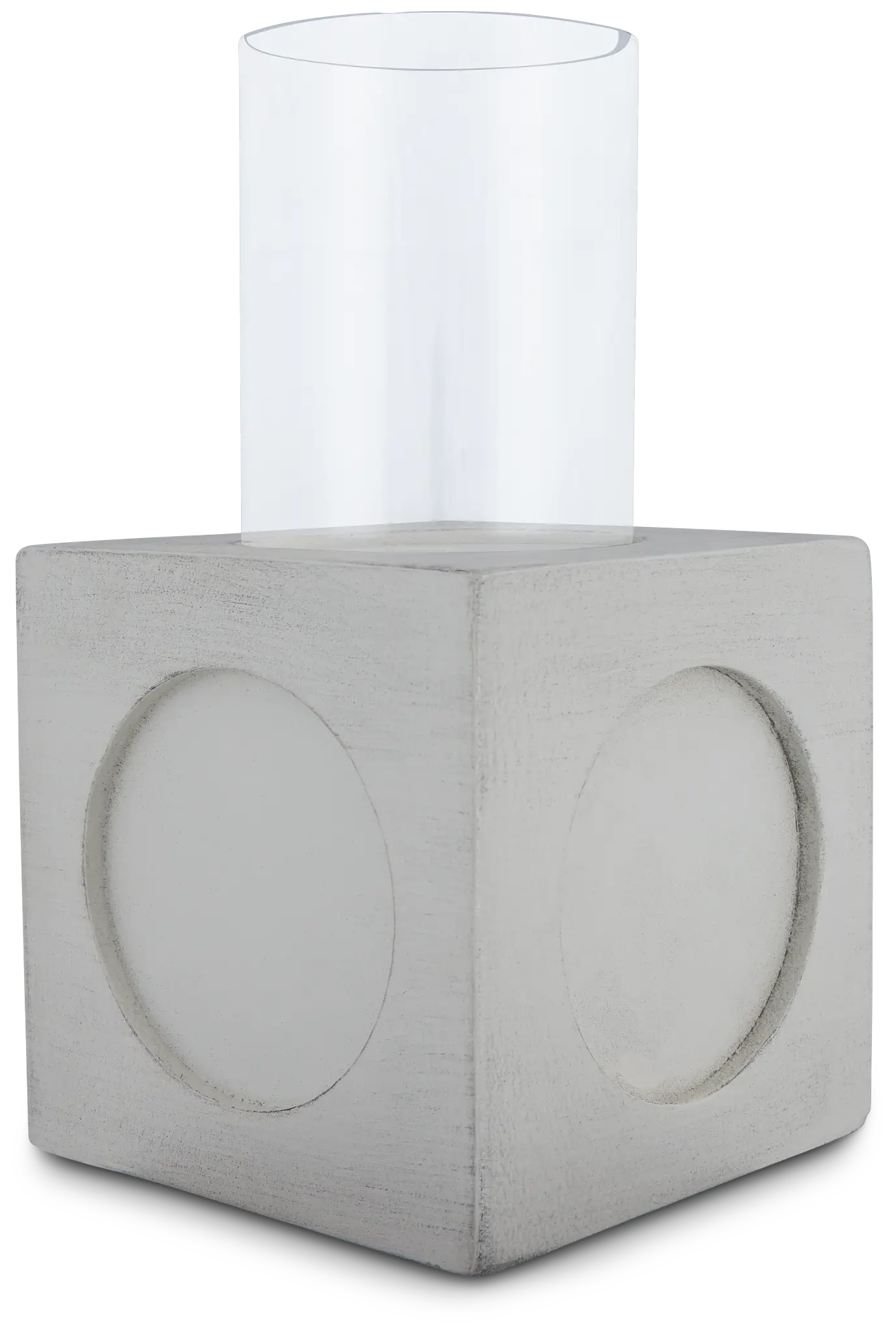 Bedford White Large Candle Holder Bedford White Large Candle Holder