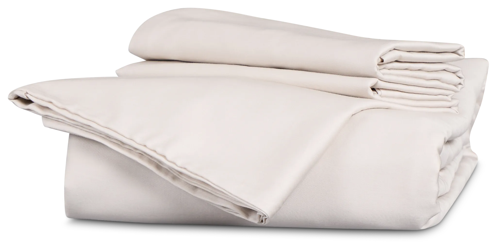 Rest & Renew Cotton Sateen Beige 300 Thread Duvet Set