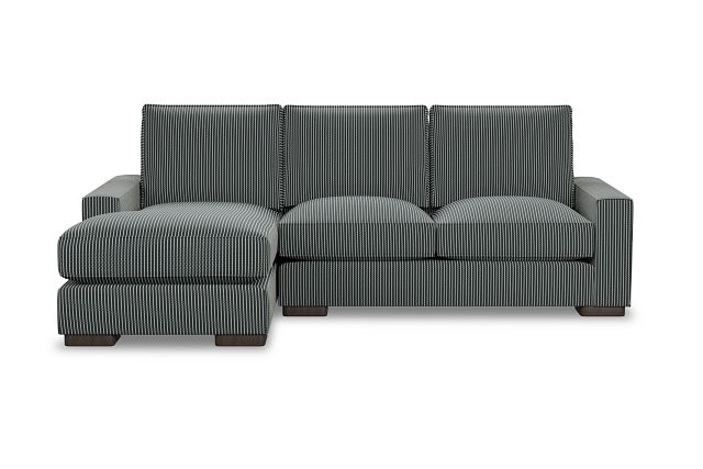 Edgewater Lucy Navy Left Chaise Sectional