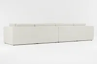 Destin Elite Ivory Fabric 6-piece Modular Sectional