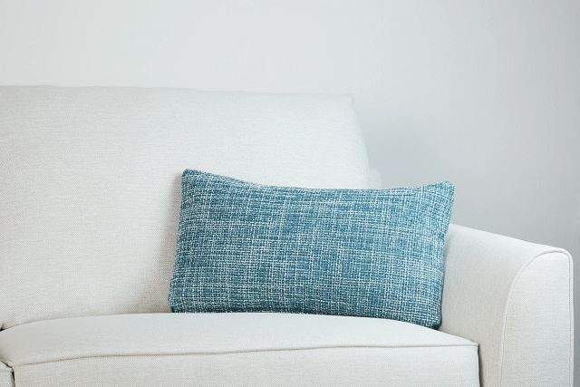 Sutton Teal Lumbar Accent Pillow